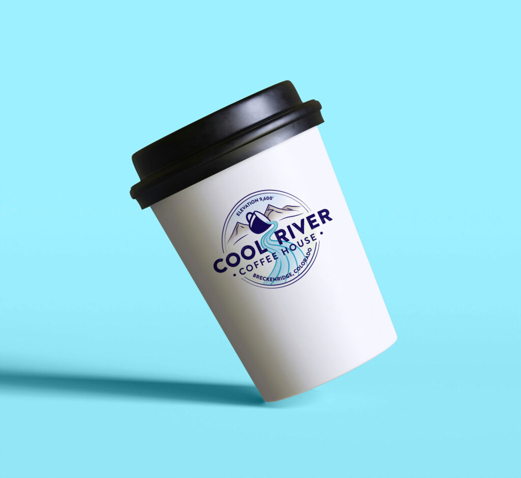 Cool River Coffee House logo on Coffee Cup