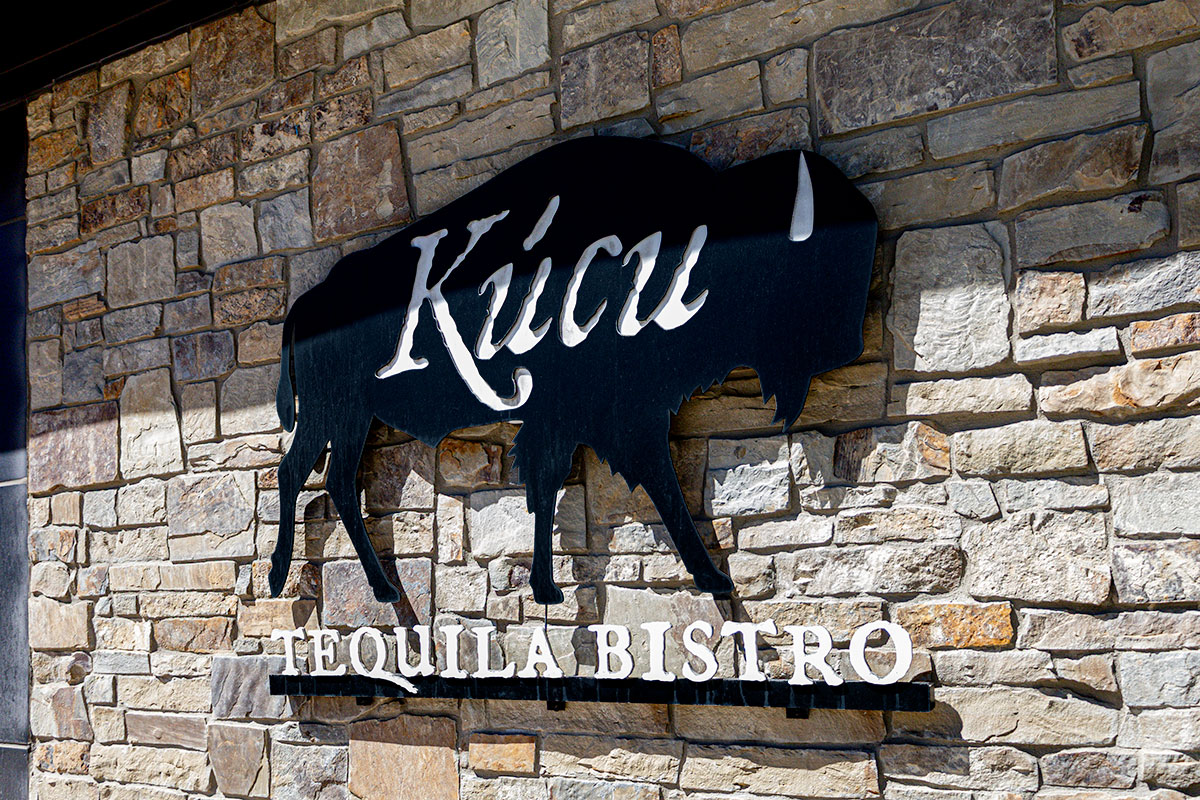 Kúcu Tequila Bistro's exterior sign
