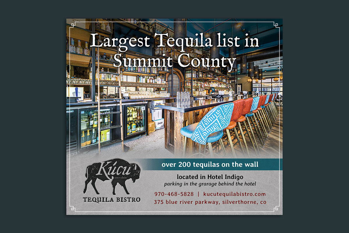 Kúcu Tequila Bistro print ad