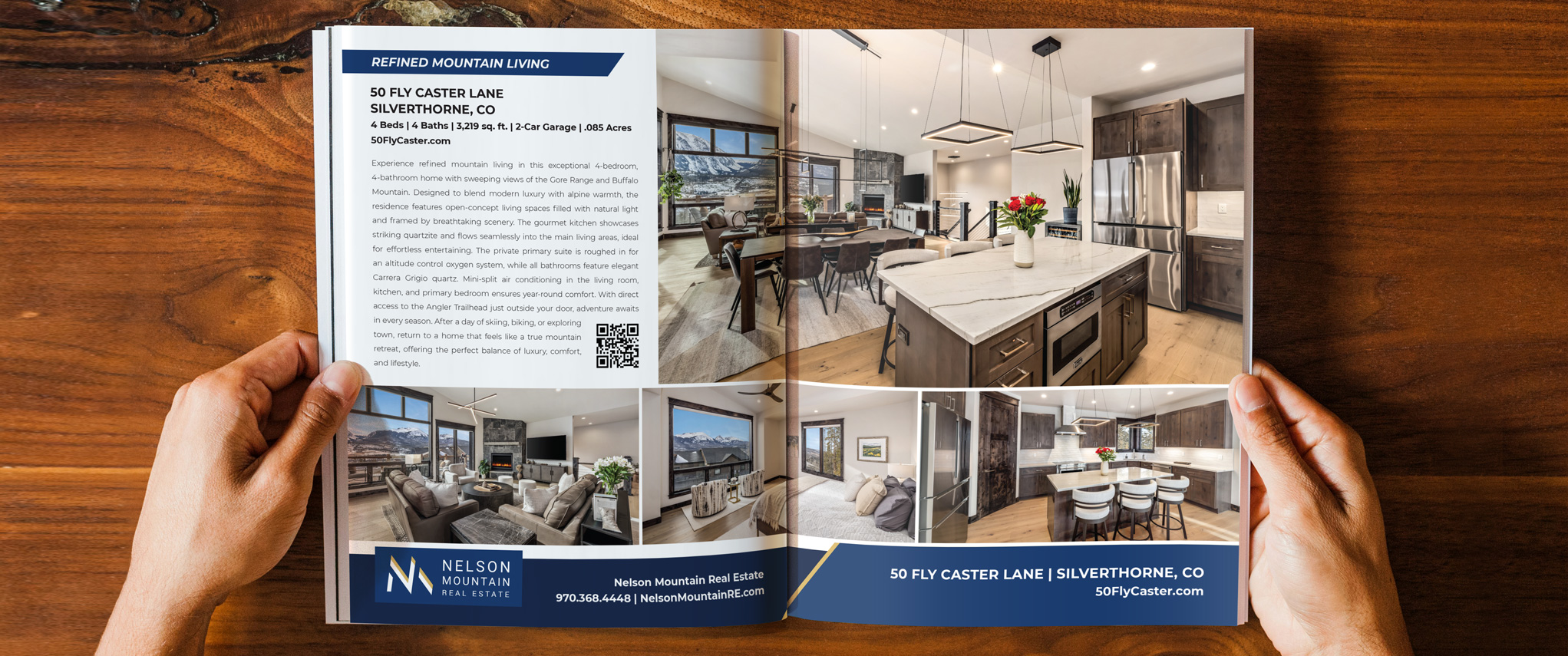 Nelson Mountain Real Estate's print advertisement in a magazine